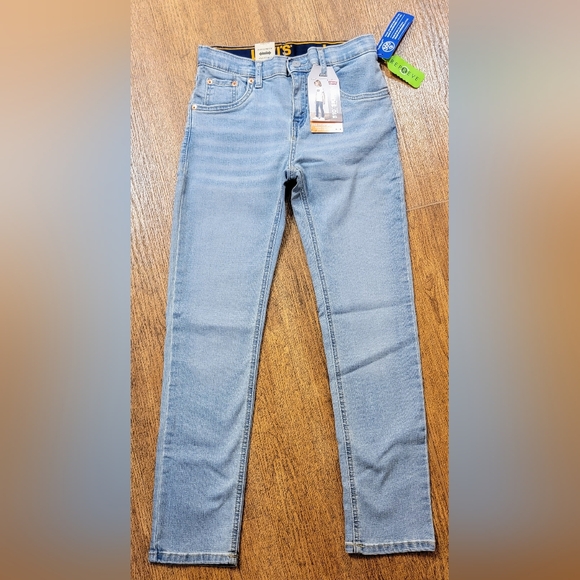 NWT Boys Light Blue Levi's 510 Skinny Stretch Jeans Sz 14 Reg 27x29 - Picture 1 of 2